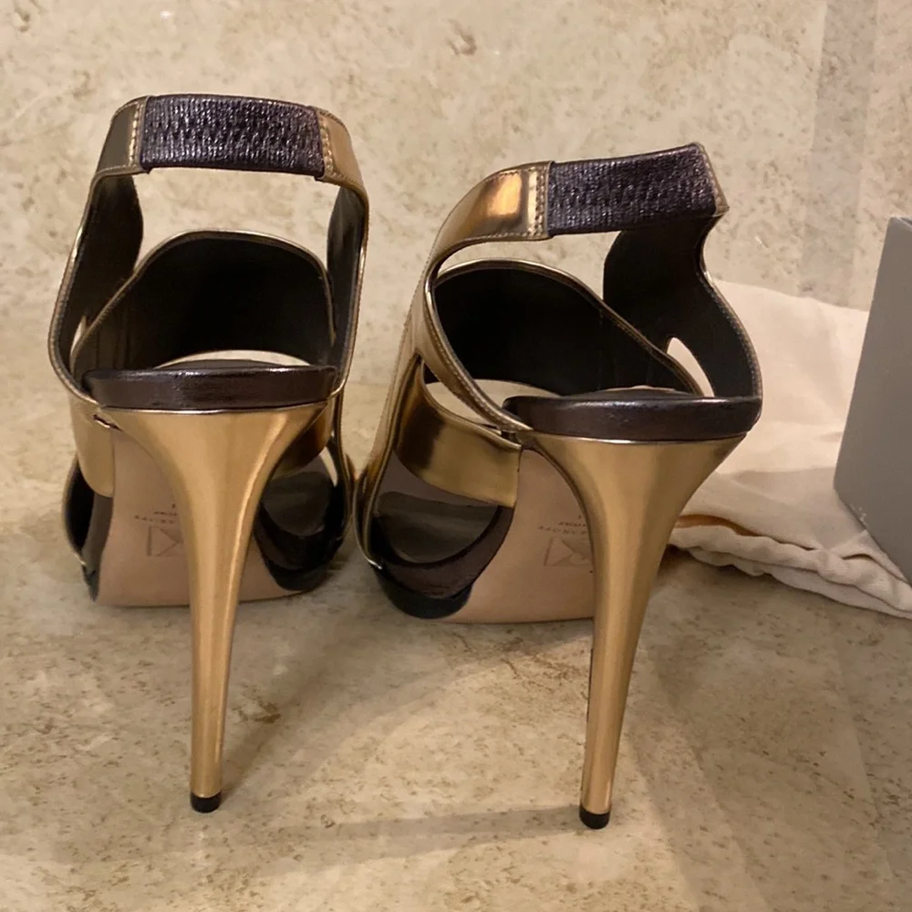 Reed Krakoff Rose Gold Heels size 10.5 NIB - Picture 10 of 10